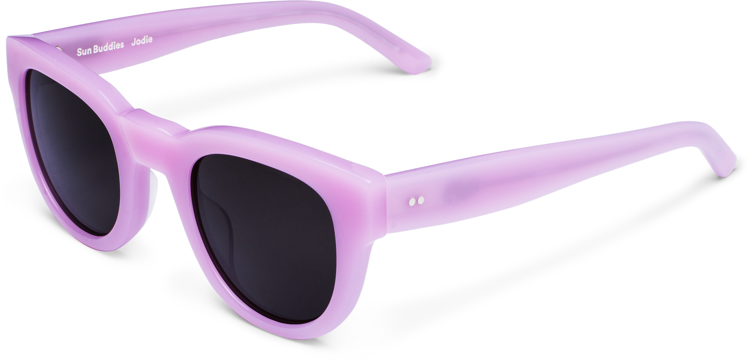Milky Vintage Inspired Slightly Thicker Frame In Pink, - Sun Buddies Acetate Jodie Sunglasses-pink Panther (3072x1350), Png Download