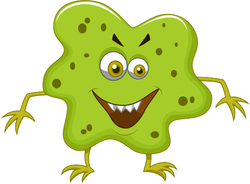 Bacteria Png Happy Freeuse Stock - Bacteria Png (487x358), Png Download