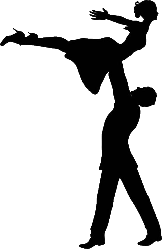 Dance Couples Silhouettes - Dancing With The Lord [book] (520x800), Png Download