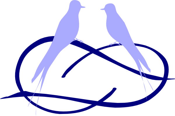 Simple Swirl Bird Svg Clip Arts 600 X 399 Px (600x399), Png Download