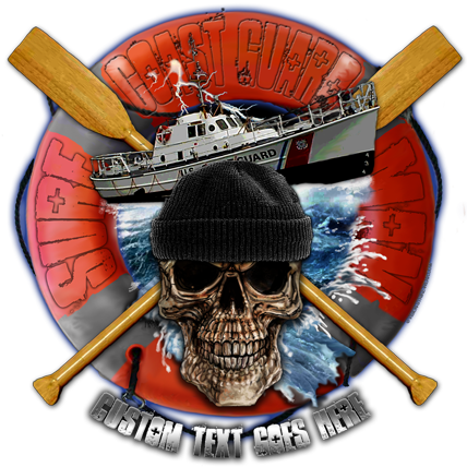 Coast Guard Skull (428x428), Png Download