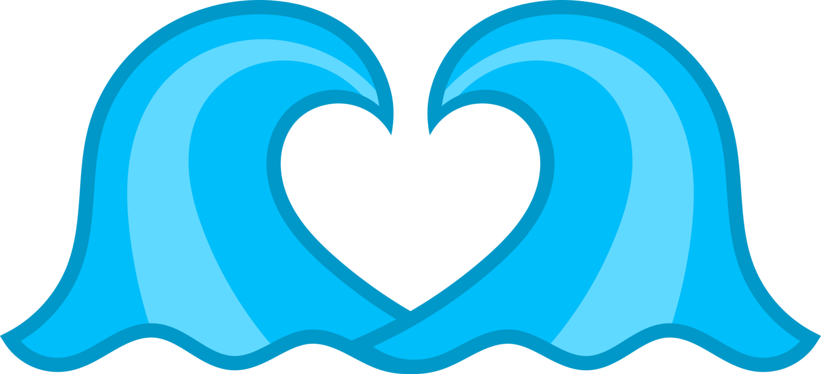 View Topic Ocean Wave Chicken Smoothie Clip Art Black - Mlp Wave Cutie Mark (1600x730), Png Download