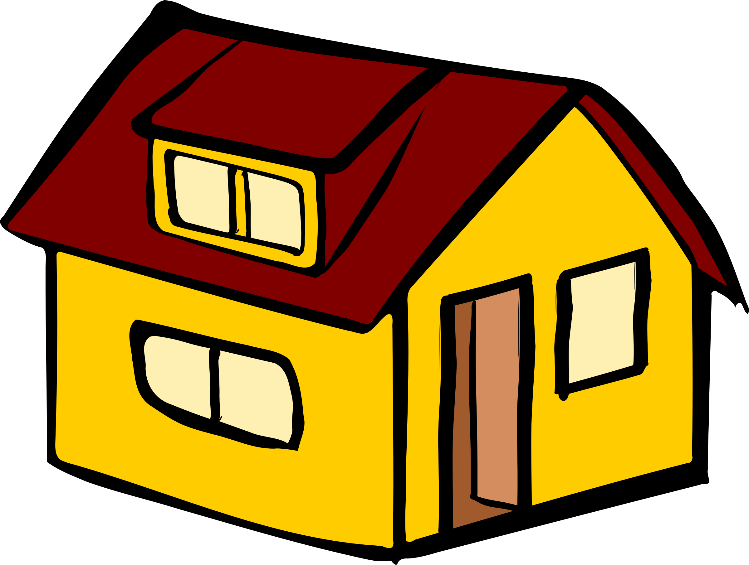 Png Stock Drawing At Getdrawings Com Free For Personal - Detached House Clipart (2400x1812), Png Download