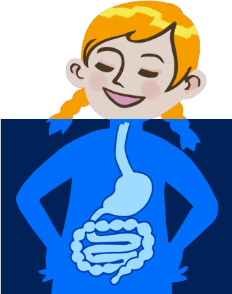 A Tummy Tour (352x431), Png Download