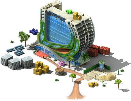 Volcanic Bacteria Farm Construction - Wooden Block (450x350), Png Download