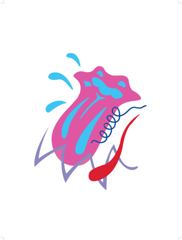 Hampton Tongue 1981 Lithograph - The Rolling Stones (480x480), Png Download