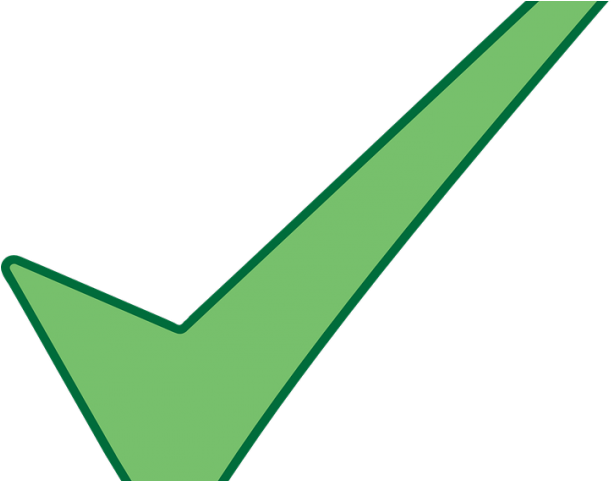 Green Tick Clipart Vector - Check Mark (640x480), Png Download