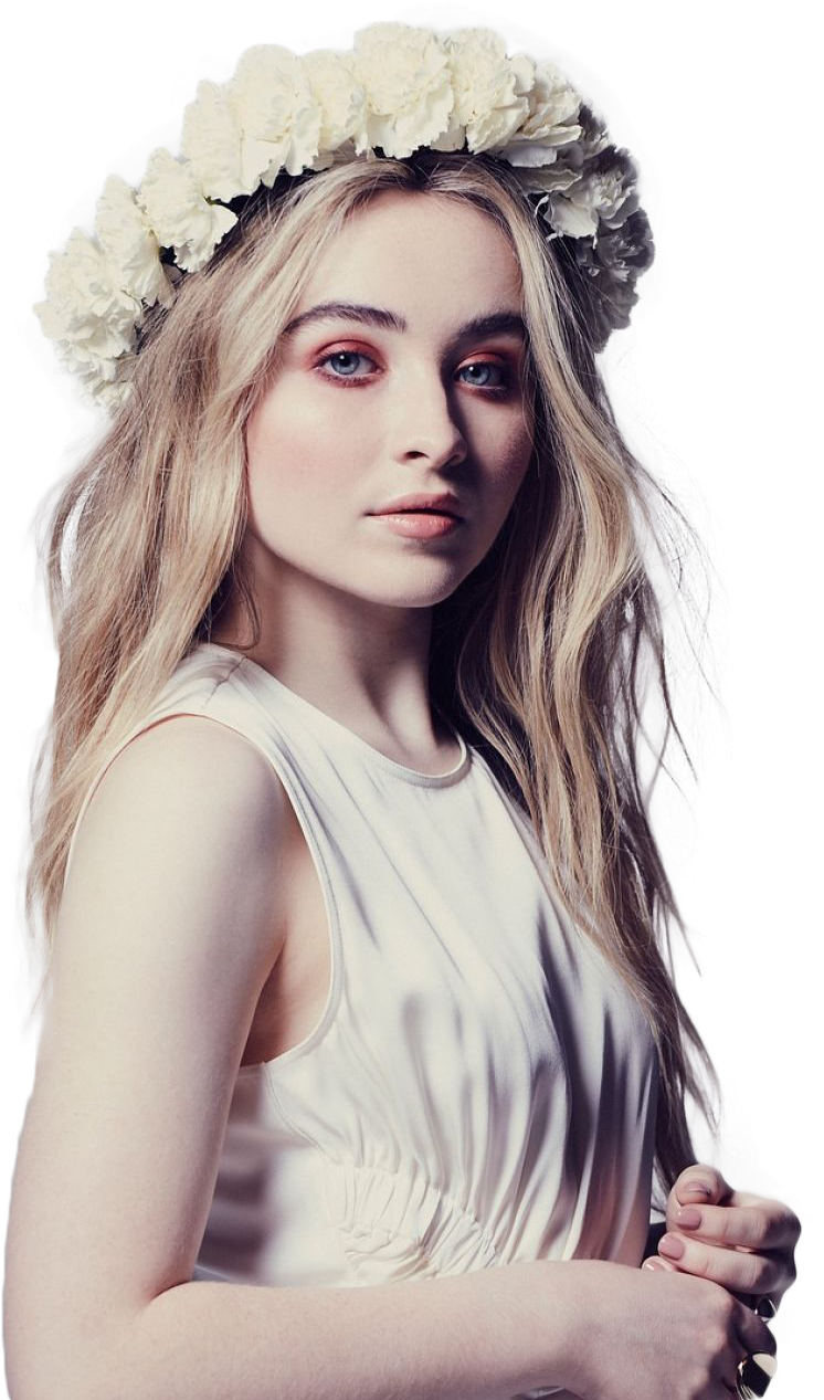 Sabrinacarpenter White, Bright, Cute, Sweet, Flower - Sabrina Carpenter Flower Crown (1280x1280), Png Download