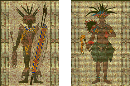 Shaka And Shakala - Shakala Civ 2 (454x277), Png Download
