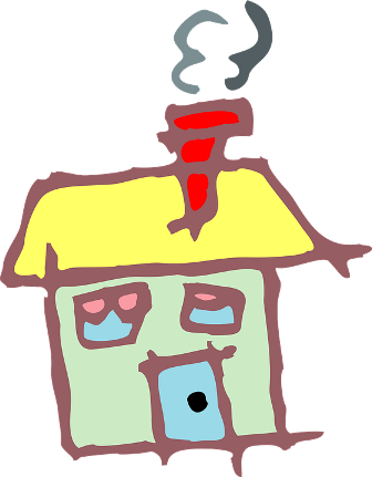 Before House Clipart - Drawn House Png (336x431), Png Download