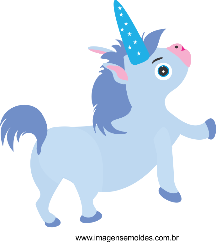 Imagem De Unicórnio4 Em Png Para Personalizados - Unicornio Para Menino Png (689x771), Png Download