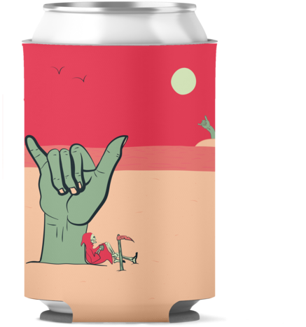 Shaka Paradise Koozie (1000x750), Png Download