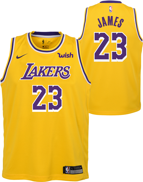 Lebron James - Lebron James Lakers Jersey Patch (450x600), Png Download