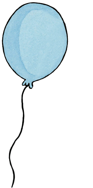 Blue Ballon - Blue Balloon Png (362x732), Png Download