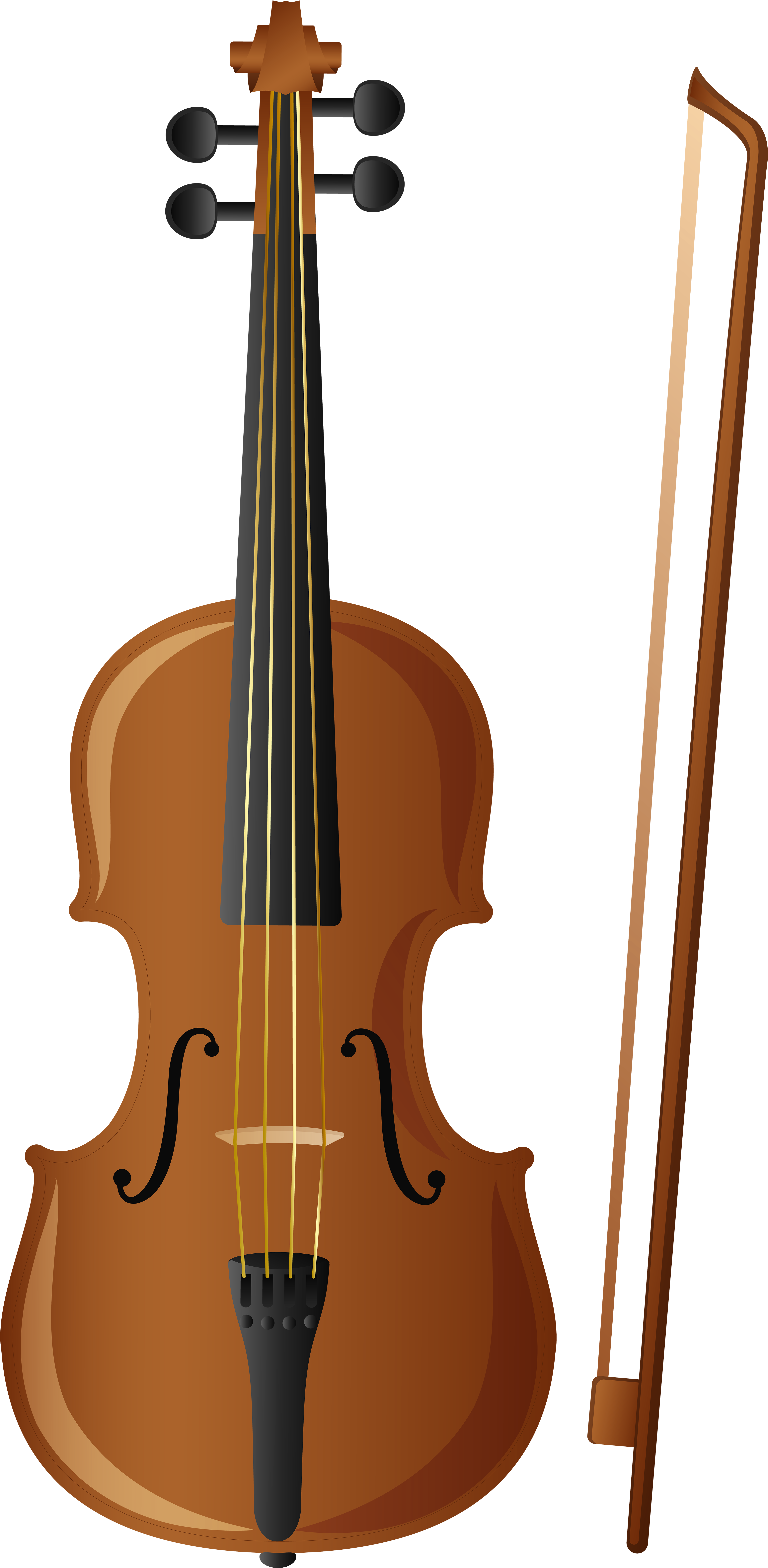 Dom Nicolo Amati Violin (4191x8000), Png Download