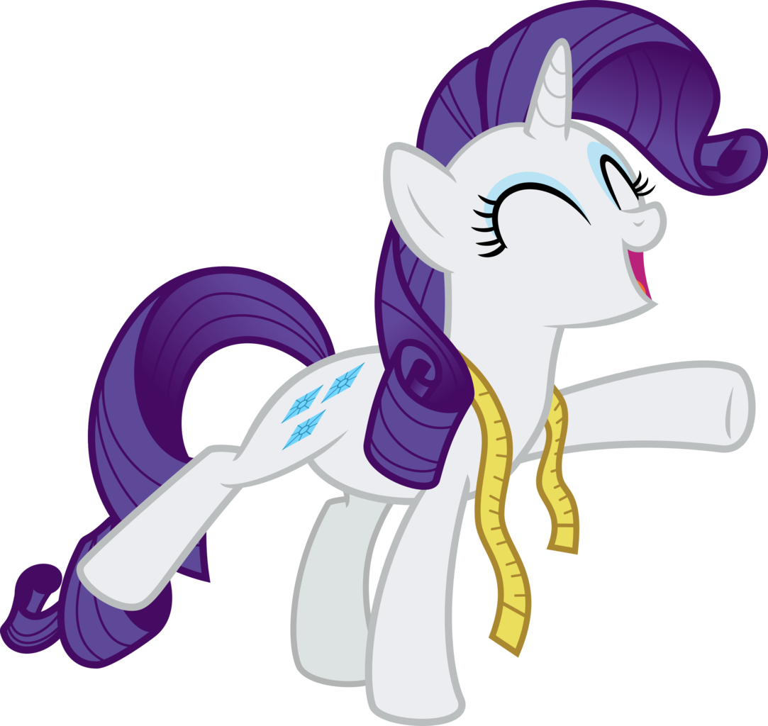 Collection Of Free Unicorn Vector Happy Download On - Rarity (1083x1024), Png Download