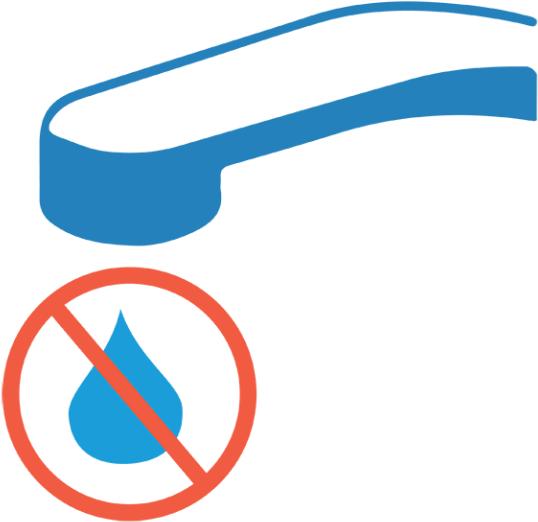 Tap Water Computer Icons Clip Art - Turn Off Water Icon (538x522), Png Download