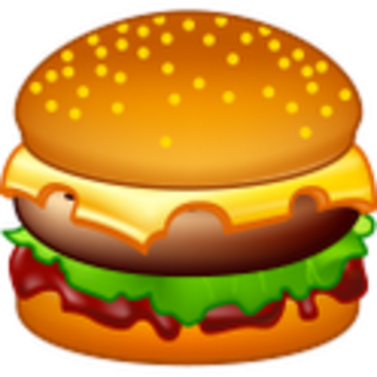 Burger, Cheeseburger, Fast, Fast Food, Food, Hamburger, - Fast Food (535x535), Png Download