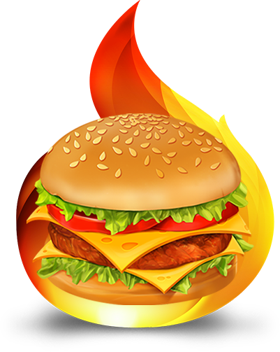 Logo - Hamburger Png (401x503), Png Download