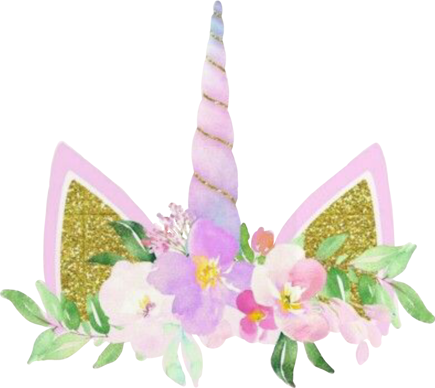 Unicorncrown Unicorn Unicornio Corona Unicorncolors - Invitaciones De Unicornio Para Editar Gratis (873x780), Png Download