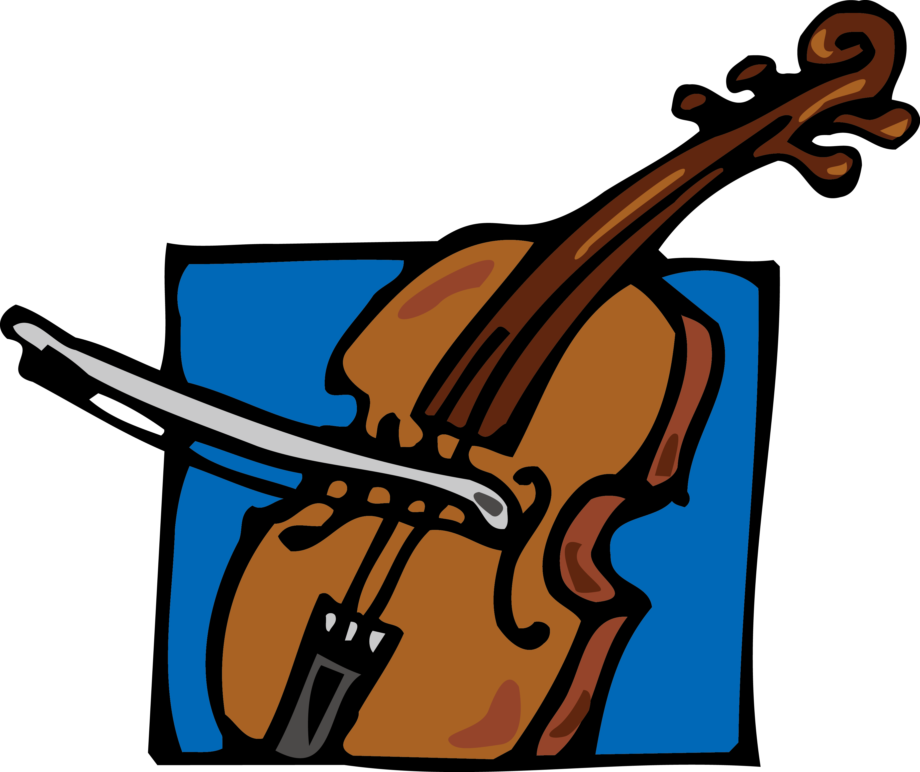 Guitar Clipart Fiddle - Bugtong With Answers Tagalog (3689x3096), Png Download