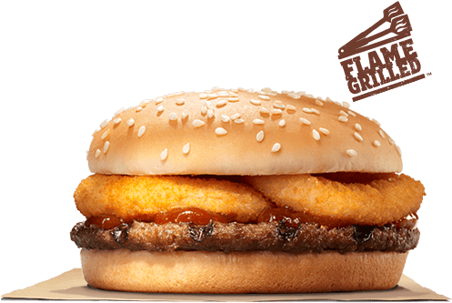 Rodeo Burger - Burger King Aros De Cebolla (500x540), Png Download
