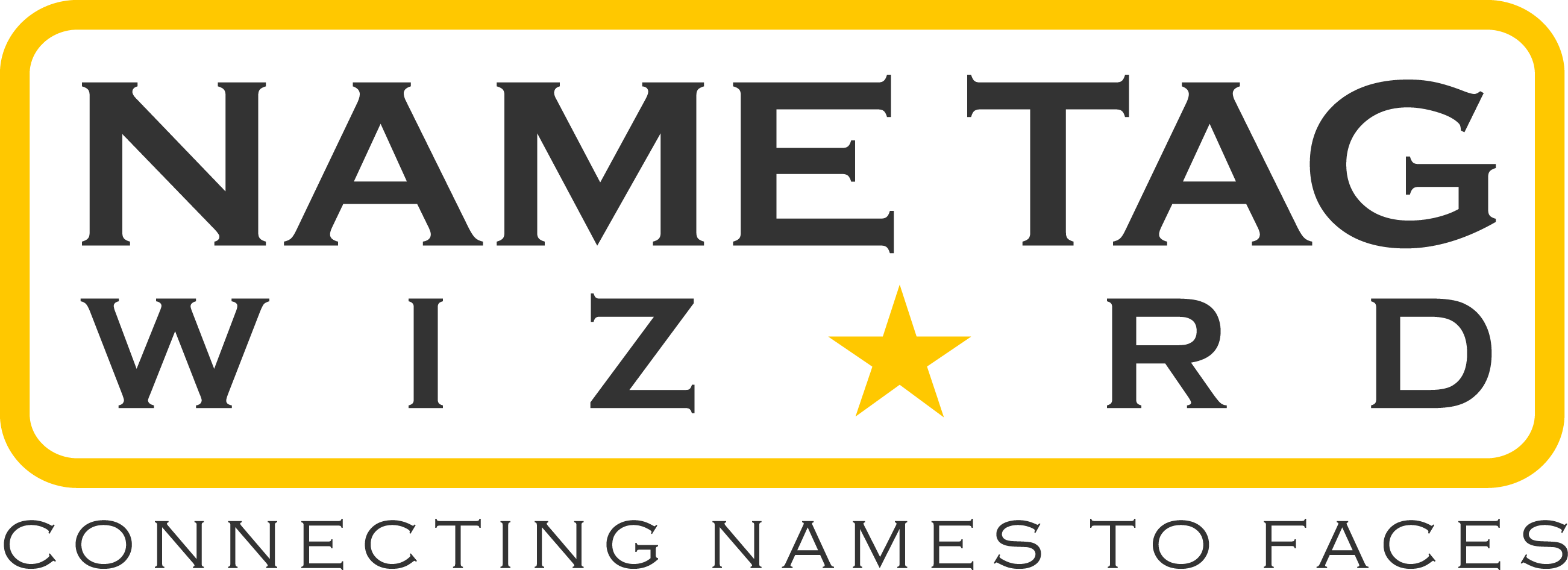 Name Tag - Logo Name Tag (2602x946), Png Download