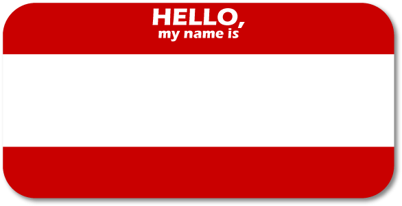 Download Hello, My Name Is - Hello My Name PNG Image with No Background -  