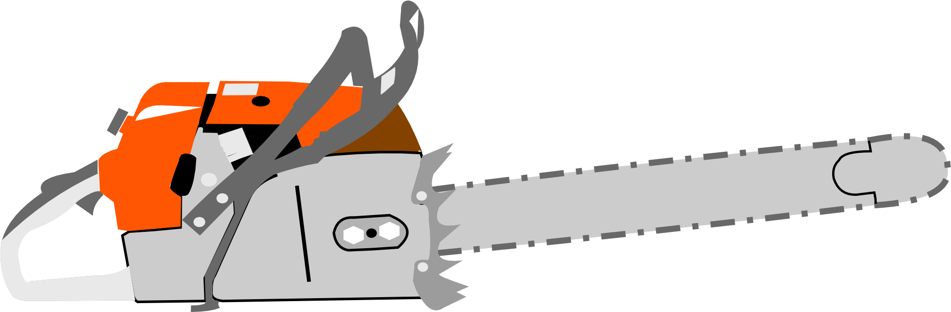 Chainsaw Clip Art - Chainsaw (1920x960), Png Download