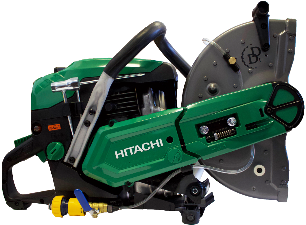 14" Hitachi 75cc 2-cycle Gas Powered Cut Off Saw (1125x1125), Png Download