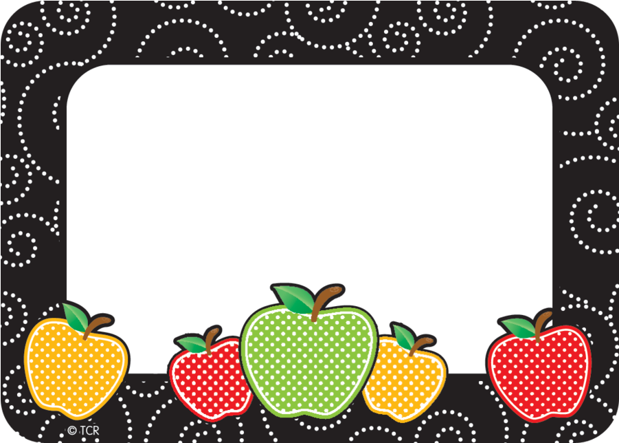 Dotty Apples Name Tags Labels Tcr2143 Teacher Created - Teacher Name Tags (900x900), Png Download