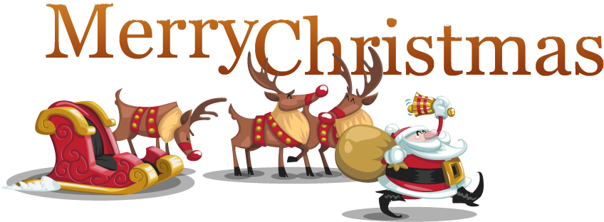 Merry Christmas Banner - Wunderliches Sankt-weihnachten Servietten (932x350), Png Download