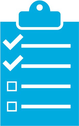 Checklist Icon File - Checklist Icons Blue (800x566), Png Download