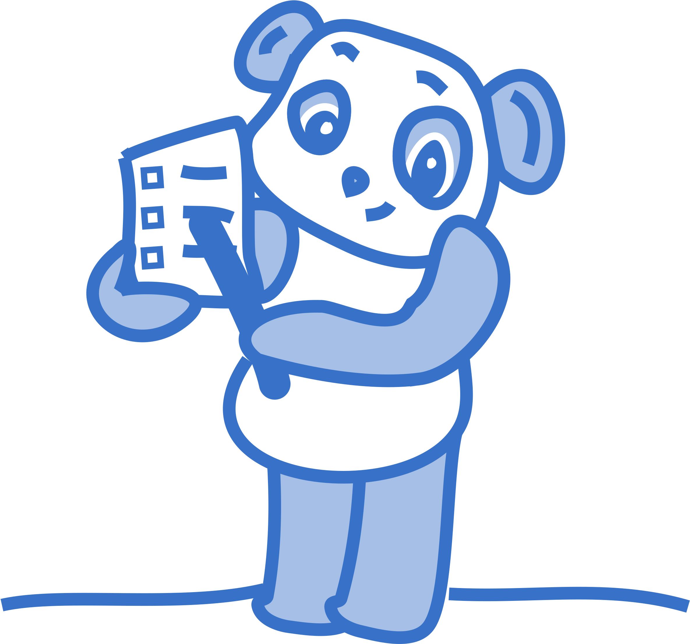 Checklist Panda Svg Clip Arts 600 X 552 Px (600x552), Png Download