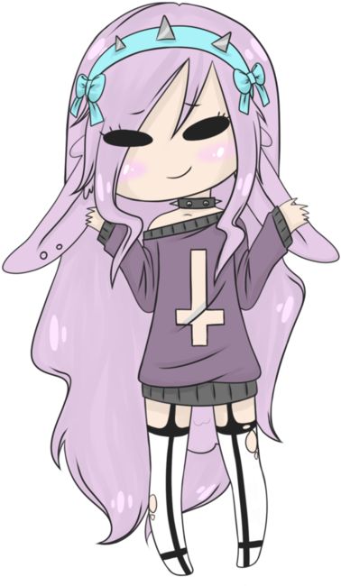 Kawaii, Gothique, And Pastel Goth Image - Goth Subculture (500x667), Png Download