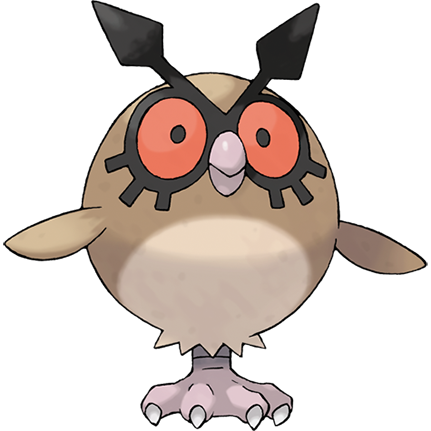 Hoothoot - Hoot Hoot Pokemon (431x431), Png Download