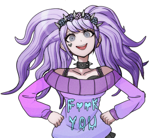 Crazy Emo Cat Wallpaper Called Emo Or Pastel Goth - Junko Enoshima Pastel Goth (480x300), Png Download