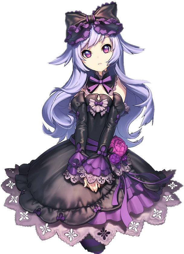 Report Abuse - Pastel Goth Anime Girl (609x838), Png Download