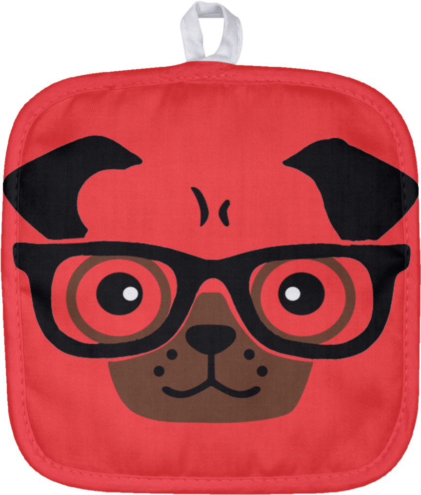 Pug Pot Holder - Mobile Phone (1024x1024), Png Download