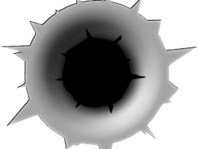 Bullet Hole (640x480), Png Download