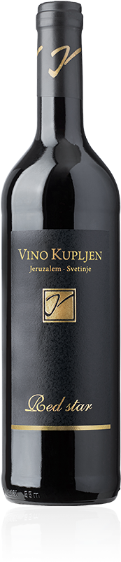 Red Star Is A Blend Of Pinot Noir And Merlot - Vino Kupljen Jeruzalem, Trgovina In Storitve, D.o.o. (191x809), Png Download