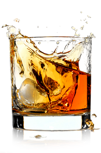 Liquor In A Glass (335x548), Png Download