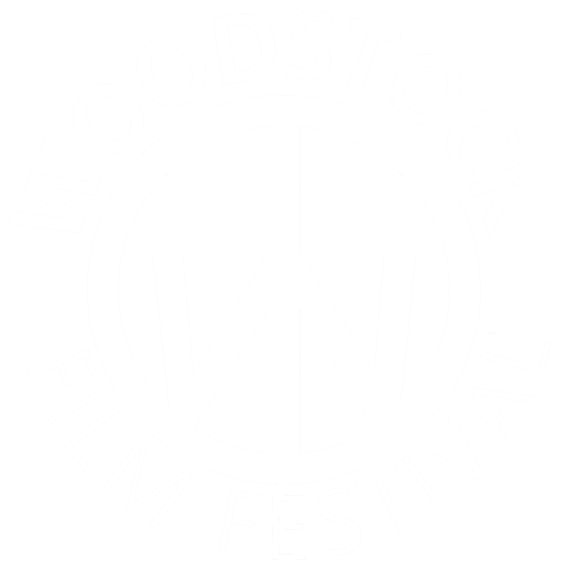 Wfflogoblack - Woodstock Film Festival 2018 (2052x2052), Png Download