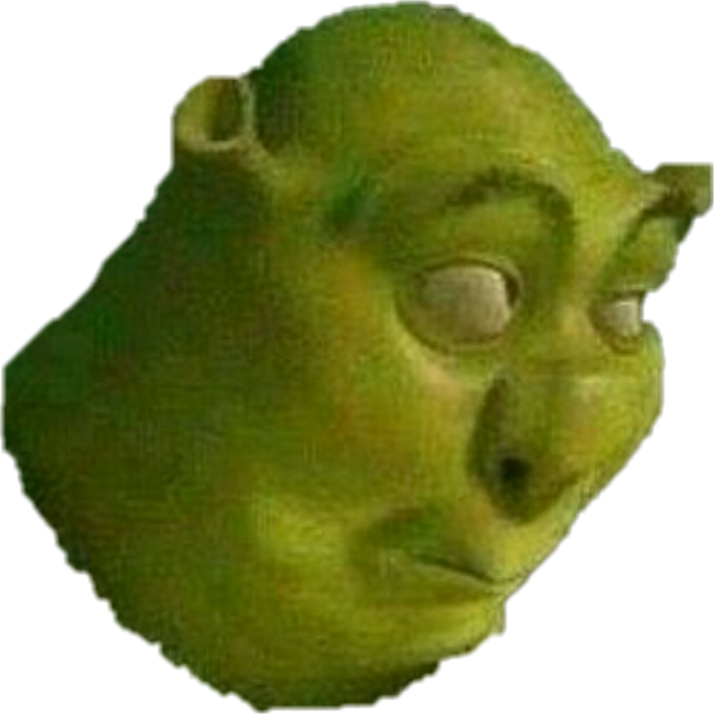 Download Shrek Sticker Shrek Meme Sticker Png Image With No Background Pngkey Com