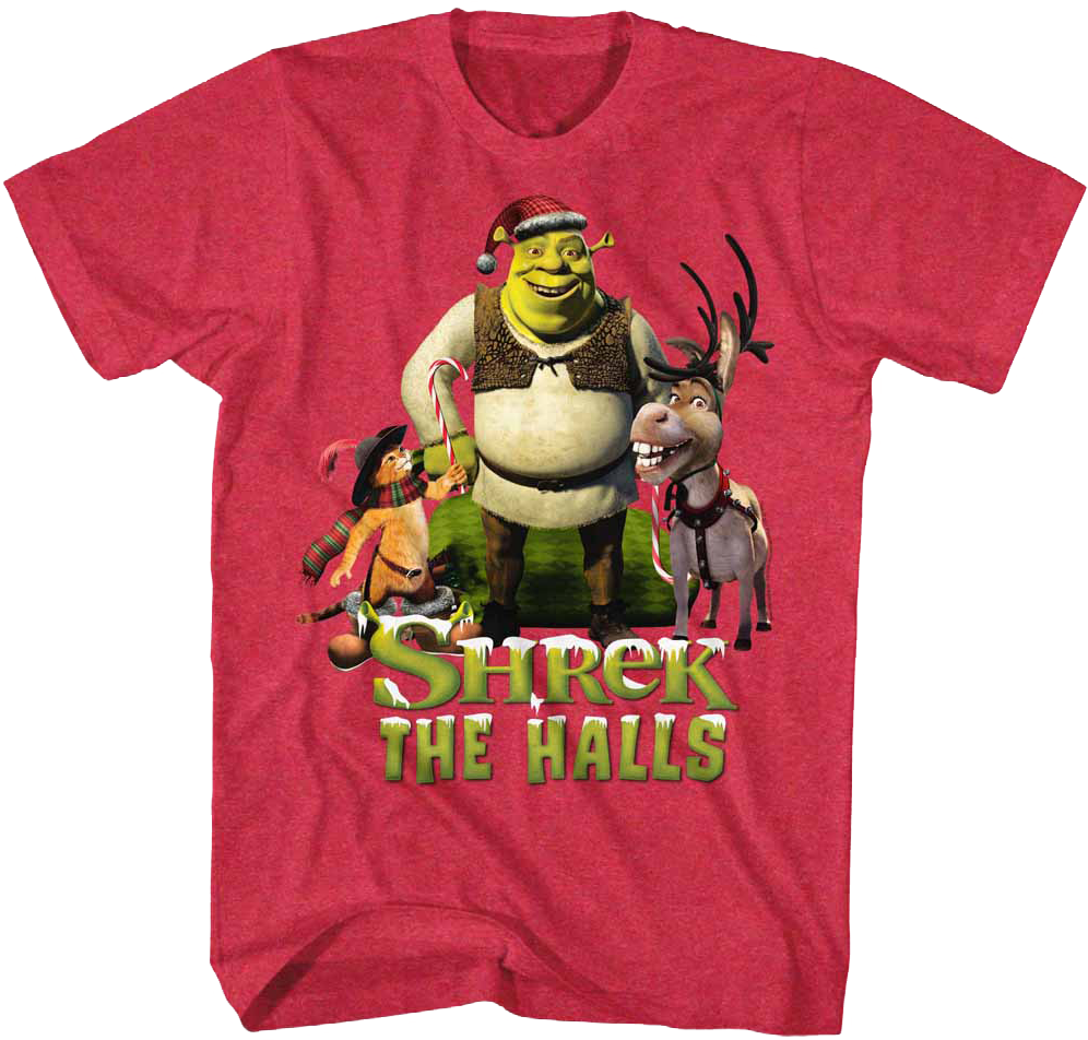 Shrek The Halls T-shirt - Won T You Be My Neighbour Shirt (996x952), Png Download