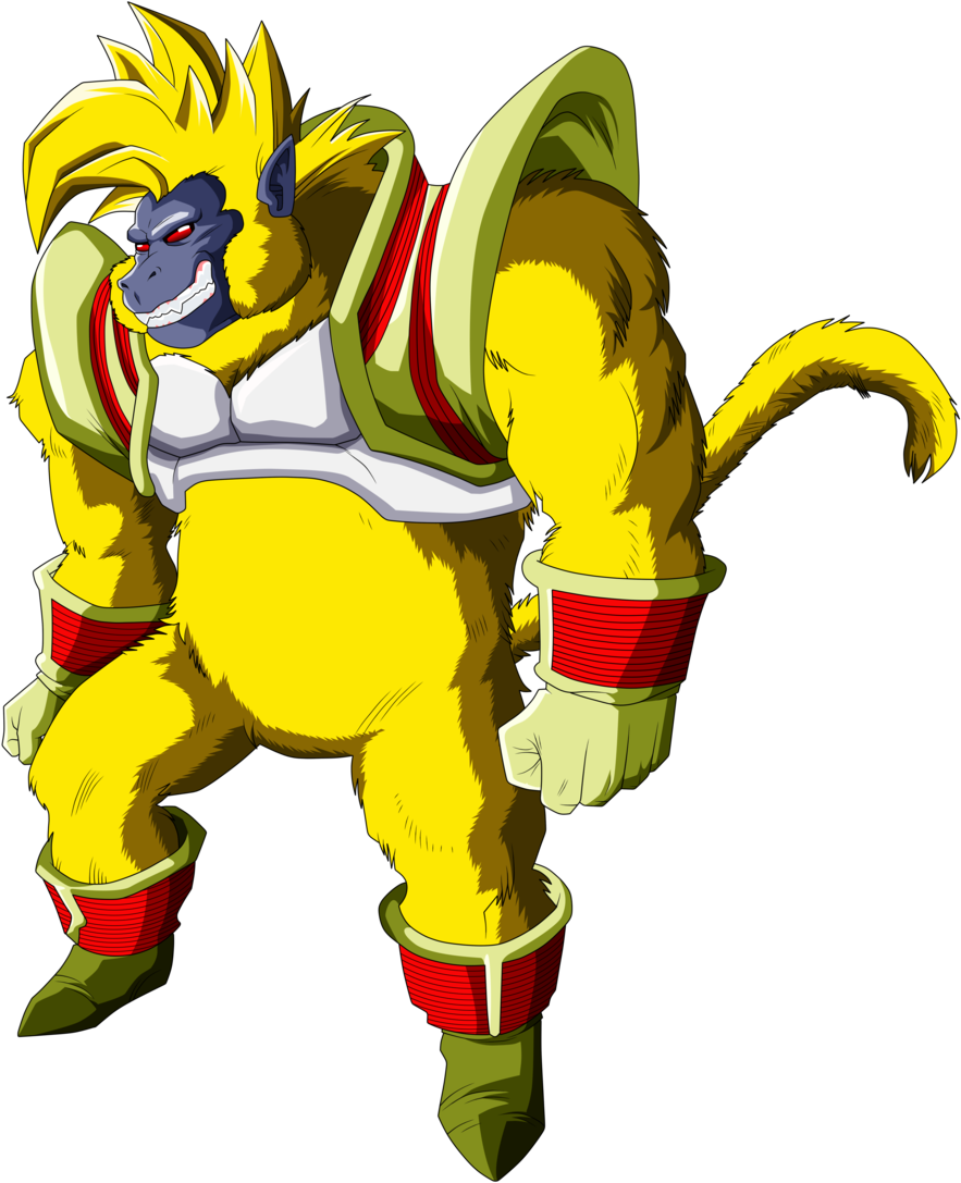Baby Vegeta Gorille Gant - Baby Vegeta Ozaru (883x1087), Png Download