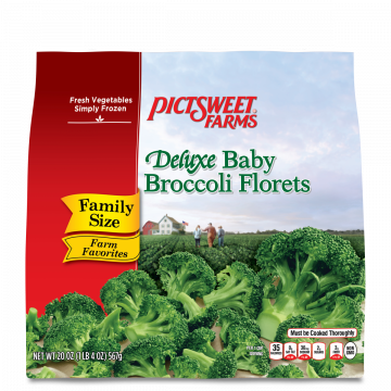 Baby Broccoli Florets - Pictsweet Frozen Broccoli (360x360), Png Download