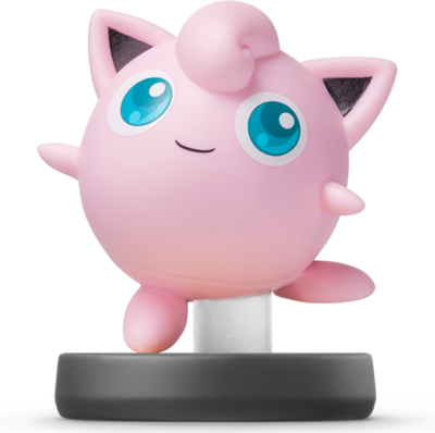 Jigglypuff Amiibo Figure - Jigglypuff Amiibo (400x398), Png Download
