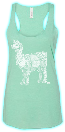 Llama Tank Preview (310x484), Png Download