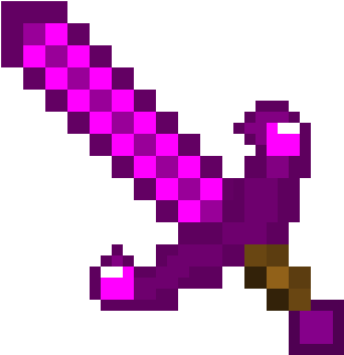 How The Moonlight Sword Looks Like, Designed By Me - Minecraft Diamond Sword Render (530x360), Png Download